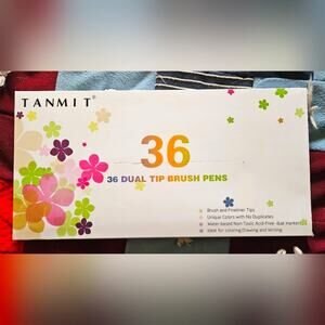 NWT Tanmit 36 Dual Tip Brush Pens